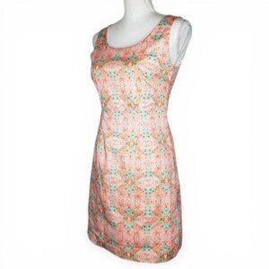 Kaeli Smith Sleeveless Kaleidoscope Paisley Midi Dress Women Springtime Lined 4